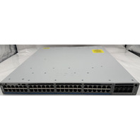 CISCO C9300-48UXM-E 48 PORT MANAGED ETHERNET NETWORK SWITCH W/C9300-NM-8X