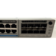 CISCO C9300-48UXM-E 48 PORT MANAGED ETHERNET NETWORK SWITCH W/C9300-NM-8X