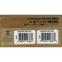 CISCO BUSINESS CBS250-24P-4G 24-PORT GIGABIT POE SMART SWITCH