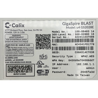 CALIX GIGASPIRE 100-05493 BLAST U4 WIRELESS ROUTER GS2028E