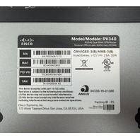 CISCO RV340 DUAL WAN WIDE AREA NETWORK GIGABIT VPN ROUTER RV340-K9-NA
