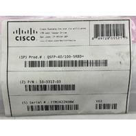 CISCO QSFP-40/100-SRBD 100G BIDI QSFP28 TRANSCEIVER MODULE V03