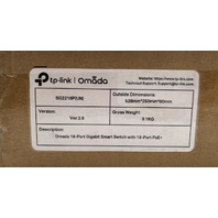 TP-LINK OMADA 18-PORT GIGABIT SMART SWITCH WITH 16-PORT POE+ & 2 SFP SG2218P