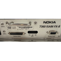 NOKIA 7360 ISAM FX-8 3FE64936BB 3FE65675AA 8 SLOT SHELF CHASSIS