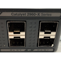 CISCO CATALYST 2960-X SERIES WS-C2960X-48LPS-L MANAGED SWITCH
