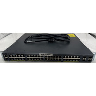CISCO CATALYST 2960-X SERIES WS-C2960X-48LPS-L MANAGED SWITCH
