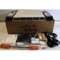 CISCO CATALYST 9300X C9300X-48HX-A V03 48-PORT MGIG UPOE+ SWITCH W/ C9300X-NM-8Y