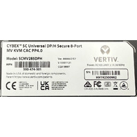 VERTIV CYBEX SCMV285DPH-400 500-474-501 8-PORT MULTIVIEWER KVM SWITCHBOX