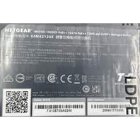 NETGEAR AV LINE M4250-10G2XF-POE++ GSM4212UX-100NAS MANAGED NETWORK SWITCH