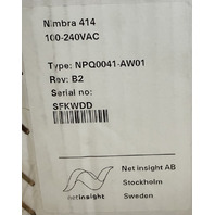 NET INSIGHT NIMBRA 414 NPQ00041-AW01 ENCODER AND DECODER WITH NPA0153-4001