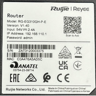 REYEE RG-EG310GH-P-E 10-PORT GIGABIT POE+ BUSINESS ROUTER