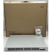 CISCO MERAKI MS225-48LP 48-PORT STACKABLE ACCESS ETHERNET SWITCH