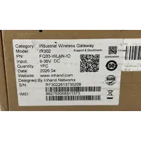 INHAND NETWORKS INROUTER302 FQ33-WLAN-IO INDUSTRIAL 4G LTE ROUTER UNCLAIMED