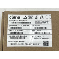 CIENA NTTA03BJE6 103.1-111.8G 4X25G WDM SMF CFP OPTICAL TRANSCEIVER MODULE