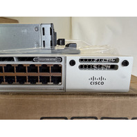 CISCO CATALYST C9300-48P-M V02 48-PORT POE+ NETWORK SWITCH W/PSU - UNCLAIMED