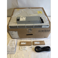 CISCO CATALYST C9300-48P-M V02 48-PORT POE+ NETWORK SWITCH W/PSU - UNCLAIMED