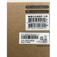 ICY DOCK MB324SP-1B 4-BAY 2.5-INCH SATA/SAS HOT-SWAP DRIVE ENCLOSURE