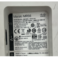 CISCO MERAKI MR56-HW WI-FI 6 8X8 CLOUD MANAGED ACCESS POINT UNCLAIMED