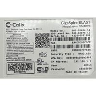 CALIX GIGASPIRE MESH BLAST U4M GM1028 100-05494 WI-FI 6 MESH EXTENDER REV 14