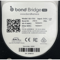 BOND BRIDGE PRO BD-1750-PRO WI-FI RF DEVICE CONTROLLER FOR FANS SHADES FIREPLACE