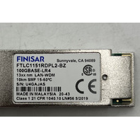 LOT OF 2 FINISAR FTLC1151RDPL2-BZ 100GBASE-LR4 CLASS 1 TRANSCEIVER