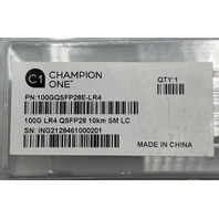 CHAMPION ONE 100GQSFP28E-LR4 100G LR4 QSFP28 10KM SM LC TRANSCEIVER MODULE