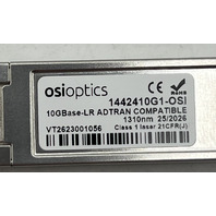 LOT OF 2 OSIOPTICS 1442410G1-OSI 10GBASE-LR ADTRAN COMPATIBLE 1310NM TRANSCEIVER