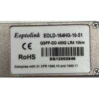 EOPTOLINK EOLD-164HG-10-51 QSFP-DD 400GLR4 10KM TRANSCEIVER MODULE