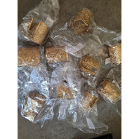 LOT OF 10 - LEJU LONDON GOLD VARIOUS SHORT CUFF, BRACELETS FLORAL AND CROCHET DESIGN