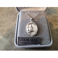 BLISS - STERLING SILVER ST GERARD MA JELLA MEDALLION EXPECTANT MOTHERS 8042SS/18S