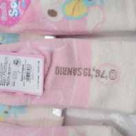 LOT OF 9 - SANRIO GIRLS ANKLE SOCKS PINK MOUSE CARTOON US SOCK SIZE 9&ndash;11