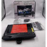 SUPERSONIC SC-1312 13.3" HDTV WITH BUILT-IN DVD PLAYER BLACK
