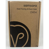 SAMSARA DUAL-FACING AI DASH CAM CM34 1080P FLEET CAMERA BLACK