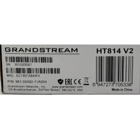 GRANDSTREAM HT814-V2 961-00092-11A004 NAT ROUTER 2 GIGE 4 FXS