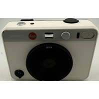 LEICA SOFORT 2 19188 WHITE DIGITAL HYBRID INSTANT PHOTO CAMERA WITH LCD DISPLAY
