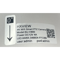 HXVIEW BU-H800 4K WIFI SMART PTZ OUTDOOR SECURITY CAMERA 