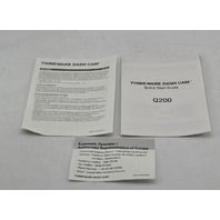 THINKWARE Q200 2-CHANNEL 2K FRONT AND 1080P REAR DASH CAM W/ GPS AND BLUETOOTH