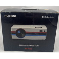 FUDONI S1 4K SMART PROJECTOR AC110-220V 50/60HZ(NETFLIX LICENSED W/ DOLBY AUDIO)