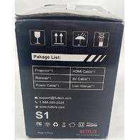 FUDONI S1 4K SMART PROJECTOR AC110-220V 50/60HZ(NETFLIX LICENSED W/ DOLBY AUDIO)