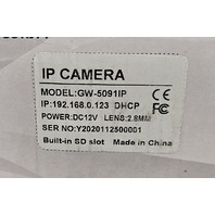 GW SECURITY GW-5091IP 5MP POE DOME SECURITY CAMERA 