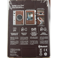 FUJIFILM FI038 HYBRID INSTAX MINI EVO INSTANT CAMERA - BROWN USB-C