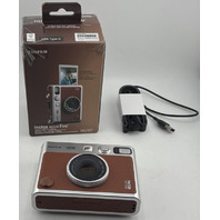 FUJIFILM FI038 HYBRID INSTAX MINI EVO INSTANT CAMERA - BROWN USB-C