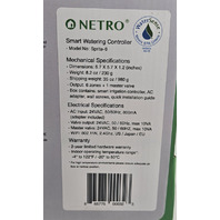 NETRO SPRITE-06 SMART SPRINKLER CONTROLLER WIFI 6-ZN WEATHER AWARE REMOTE ACCESS