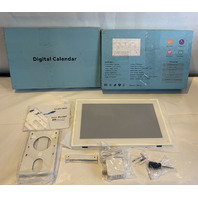 ECALENDAR WIFI DIGITAL CALENDAR FOR FAMILY SCHEDULES COLOR WHITE 15.6" SCREEN