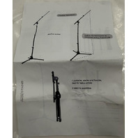 TATTOO VISION 6 PIECE BLACK PORTABLE LIGHT STAND