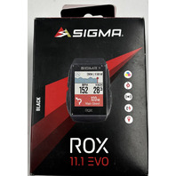 SIGMA ROX 11.1 EVO BLACK BIKE COMPUTER WITH GPS AND BLUETOOTH