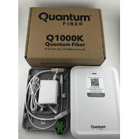 QUANTUM FIBER INTERNET Q1000K SMARTNID MODEM W/ WALL FIBER SPOOL BRACKET