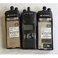 LOT OF 3 MOTOROLA H46KDD9PW5BN XTS2500 380-470MHZ M2 P25 DIGITAL PORTABLE RADIOS