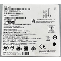 LOT OF 2 CISCO MERAKI MX250 LITEON PWR-C2-250WAC V04 350W POWER SUPPLIES