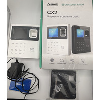 ANVIZ CX2 FINGERPRINT AND CARD BIOMETRIC TIME CLOCK FOR SMALL BUSINESS EMPLOYEES